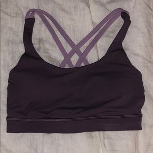 Purple Size 4 Lululemon Energy Sports Bra
